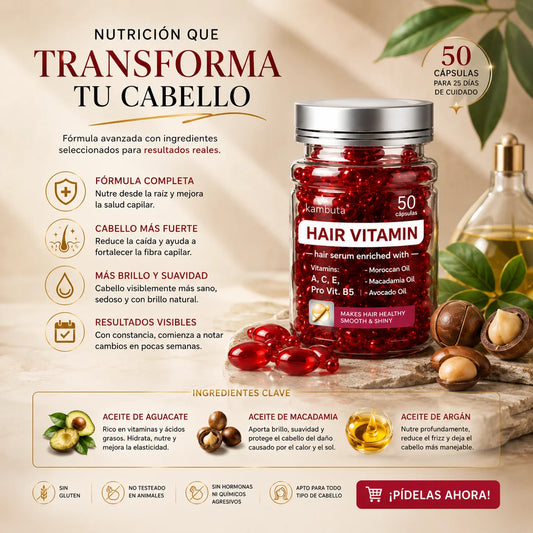 Capsulas Para El Crecimiento Del Cabello