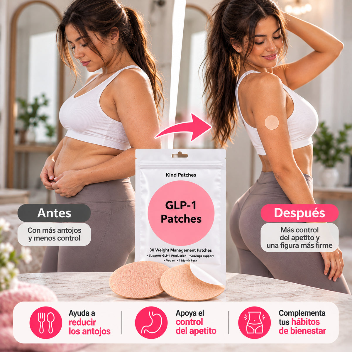 GLP-1 | Parches para el control del apetito y reducir medidas