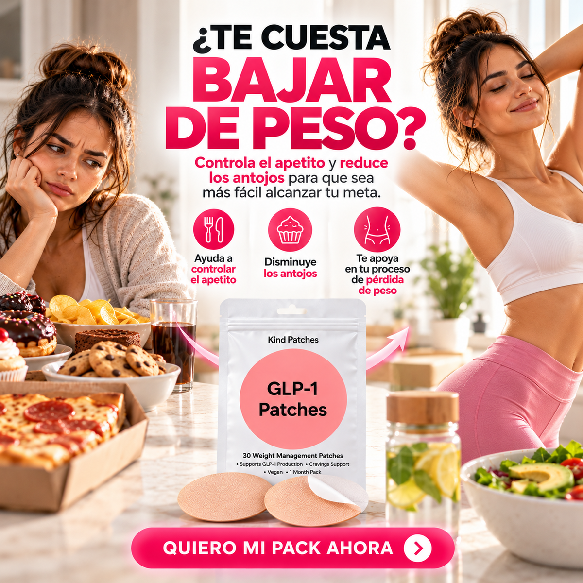 GLP-1 | Parches para el control del apetito y reducir medidas