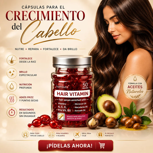 Capsulas Para El Crecimiento Del Cabello