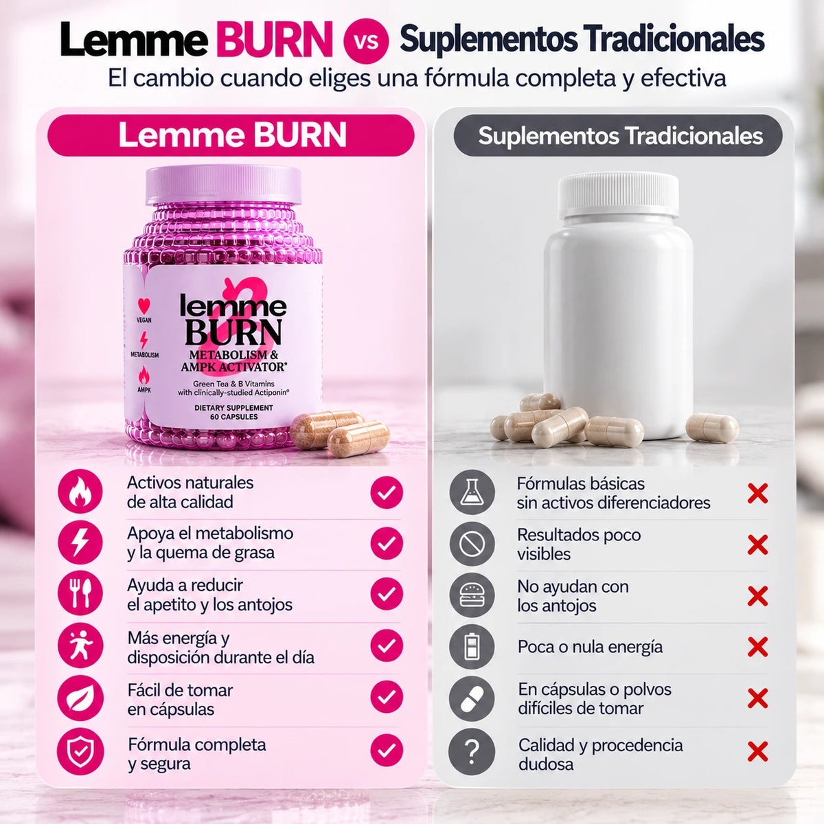 LEMME BURN | Quemador de Grasa