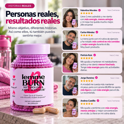 LEMME BURN | Quemador de Grasa