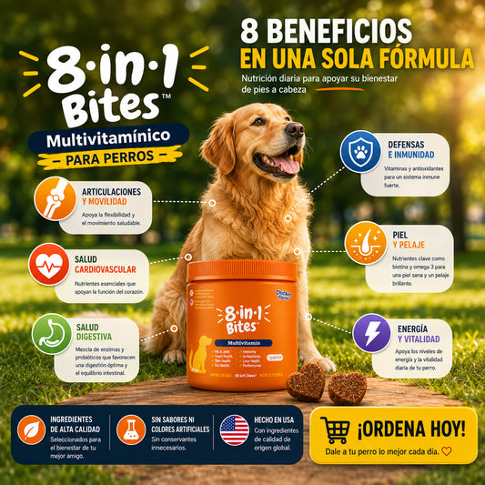 Multivitamínico 8 En 1 Para Perro