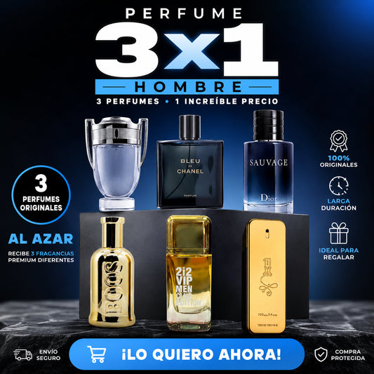 Perfume 3x1 Hombre