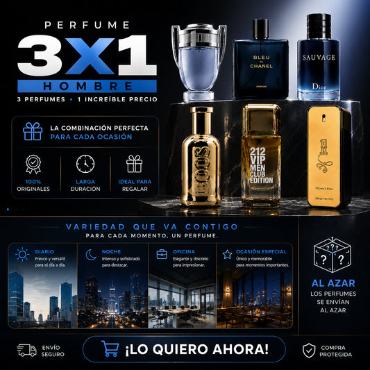 Perfume 3x1 Hombre