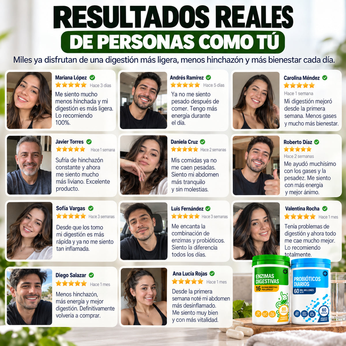DÚO DIGESTIVO PRO | Enzimas Digestivas + Probióticos
